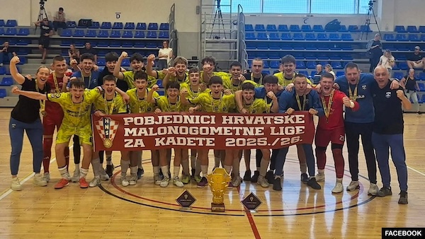 Kadeti i juniori Uspinjače Gimke prvaci Hrvatske u futsalu